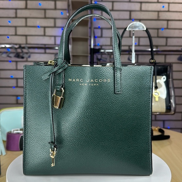 Marc Jacobs Handbags - 💥MARC JACOBS - The Grind Mini Leather Tote Bag - DK350